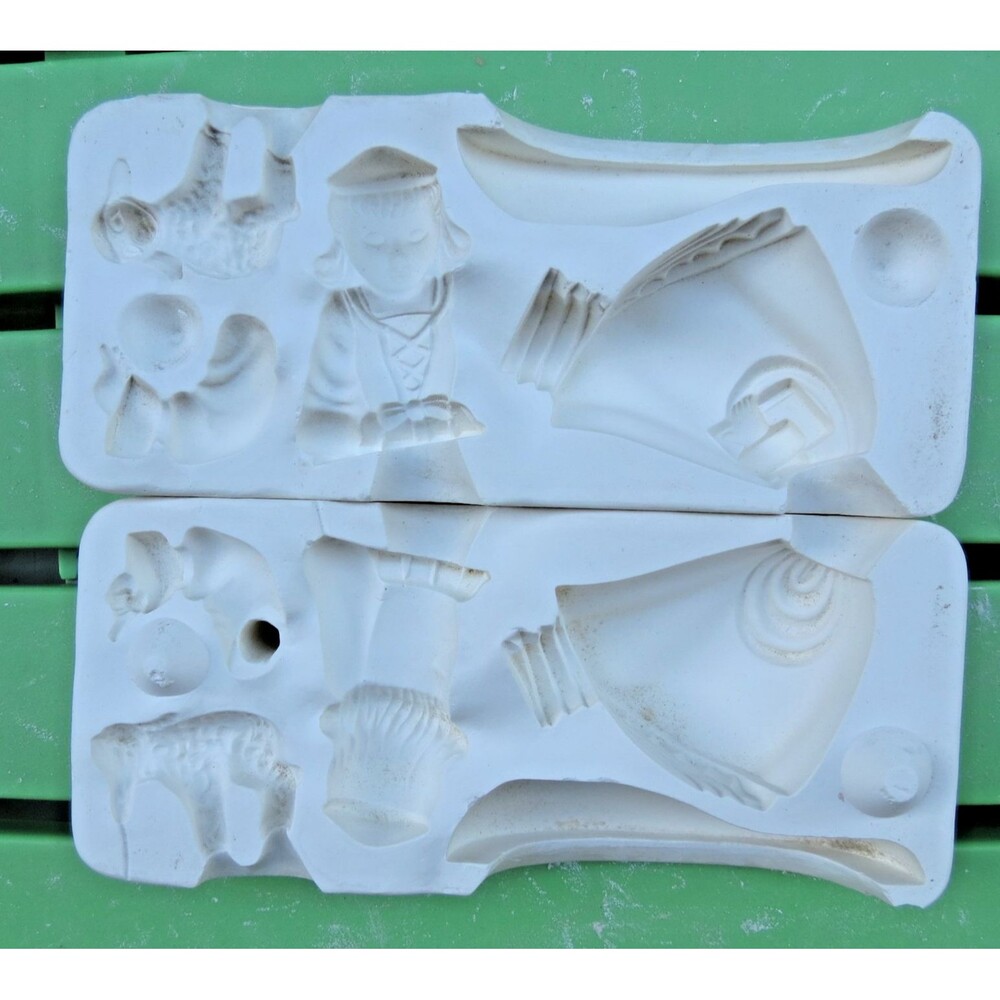 Duncan Vintage 1962 Mary Had A Little Lamb Slip Mold SM No. 1003